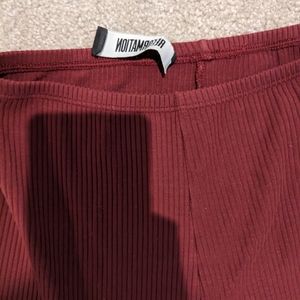 Reformation wide leg cropped comfy pants